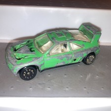 Peugeot 405 Raid - Green - Diecast Collectible -1:64 Scale - very playworn loose