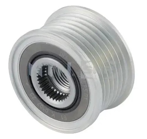 Alternator clutch pulley