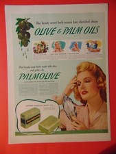 1942 PALMOLIVE Beauty Soap art