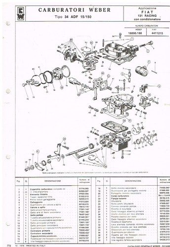 Fiat 131 racing weber - racing, adf