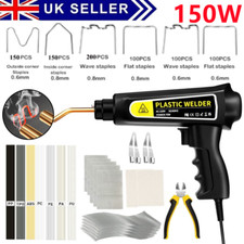 150W Hot Stapler Plastic Welder Gun Kit Car Bumper Repair Welding Machine UK