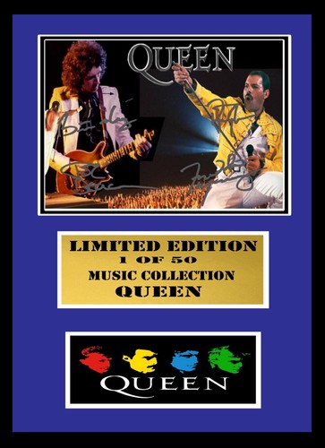 Queen signed framed display - queen,