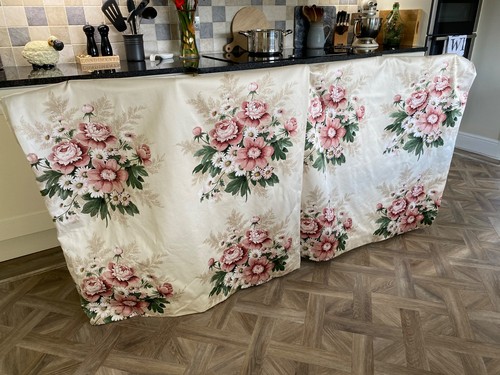 Vintage sanderson curtain pair - vintage,