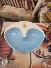 Vintage 1970s/80s Large Heavy Ceramic  Babycham Nut Bowl / Ashtray