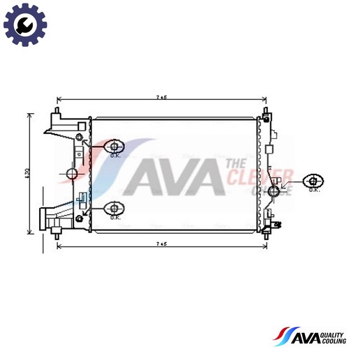Radiator engine cooling - radiator,