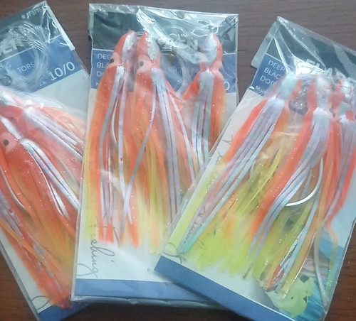 Fladen octopus rig orange - octopus,