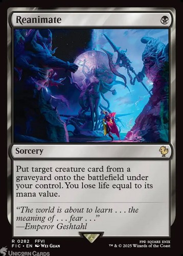 Reanimate mint mtg card - mint,