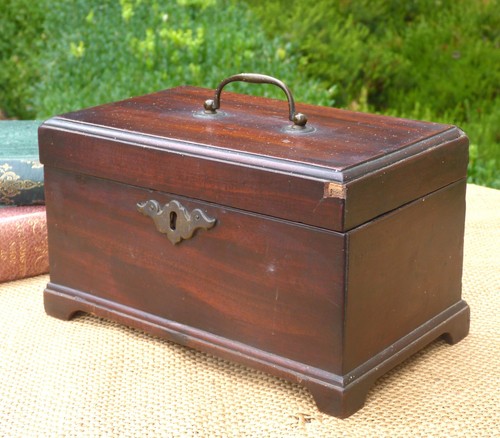 Antique georgian tea caddy - georgian,