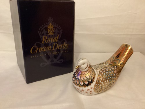 Royal crown derby turtle dove - crown,