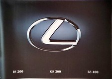 Lexus IS200 GS300 LS400 Brochure 1998 DE