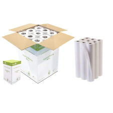 9 x Hygiene Roll Massage Table Bed Cover Couch 20" Paper Rolls Tissue 40m White