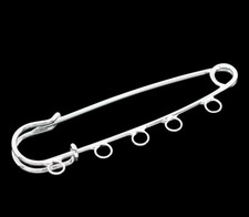 ❤ 5 x Silver Plated 5 Loop