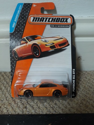 Matchbox car orange - , porsche