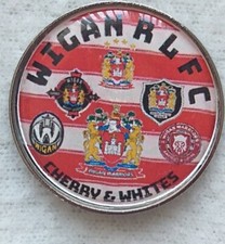 WIGAN RETRO RUGBY LEAGUE  PIN
