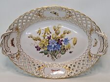 Meissen Swords Basket Bowl