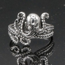 Kraken Ring Octopus Biker