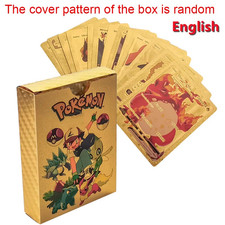 55Pcs Pokemon Card Foil GOLD