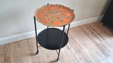 1960's ITALIAN Mid-Century Florentine Serving/Buffet Trolley , Drinks/Side Table