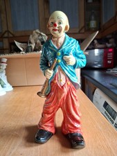 Ceramic Clown Figurine 22cm