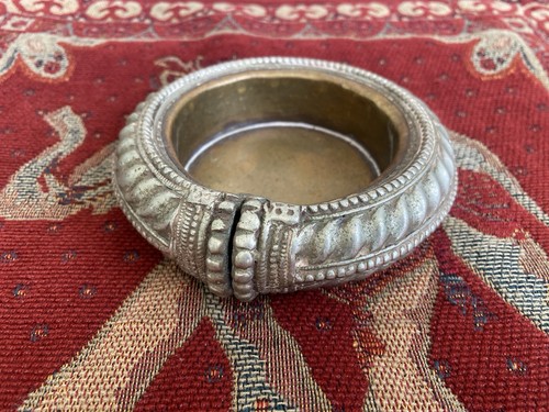 African indian metal bangle - or,