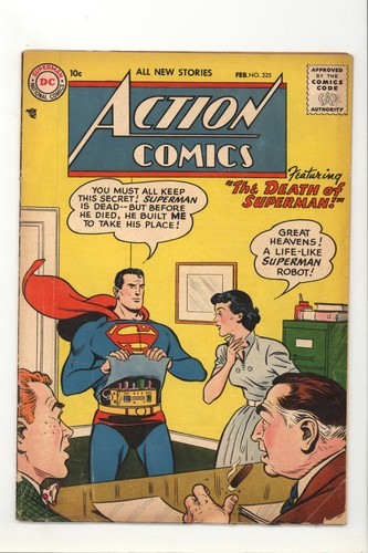 Action comics 225 superman - vg-,