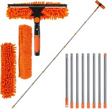 MLOQI 3.26M Telescopic Window Cleaner Kit with Squeegee & Microfibre Pads
