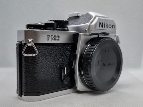 Nikon fm2n silver film camera - nikon,