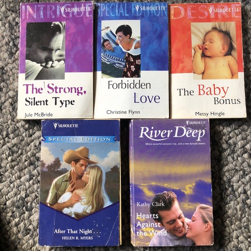 Silhouette romance books - 5x,
