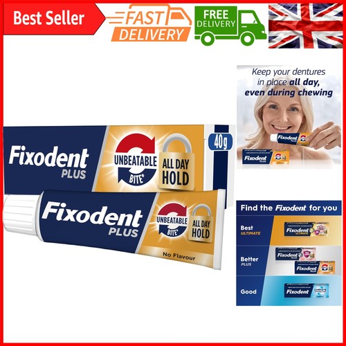 Fixodent plus unbeatable bite - fixodent,