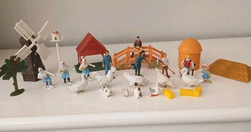 Vintage plastic farm bundle - vintage,