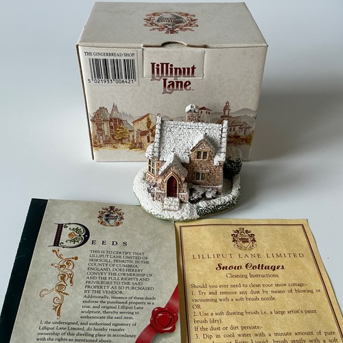 Lilliput lane the gingerbread - lilliput,