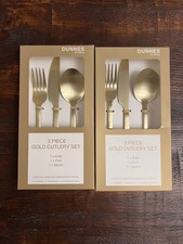 2 Boxes Gold Stainless Steel