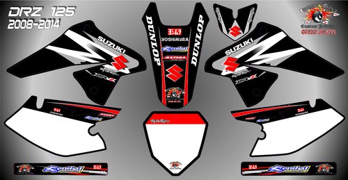 Suzuki drz125 decals - suzuki, graphics
