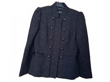 Per Una Black Brocade Jacket