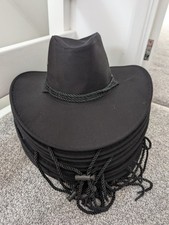 10x black Hats Fancy Dress Job