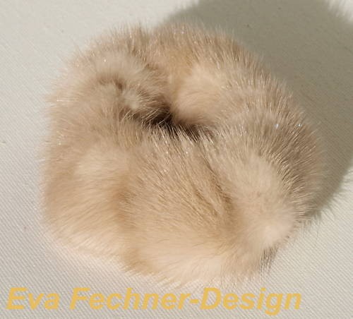 Mink hair tie fur - mink,