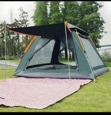 Instant Pop-Up Camping Tent for 3-4 Men Full Automatic, Outdoor Hiking Shelter
