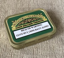 Hand Rolling Tobacco Tin 12.5g baccy holder novelty TD