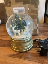 QVC Santa Express Christmas Musical Snow Globe