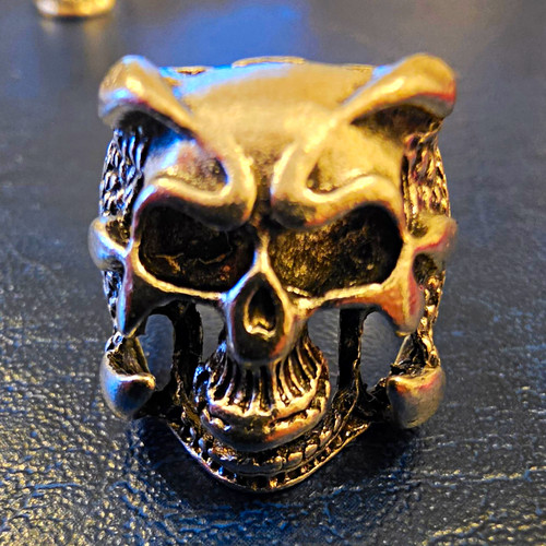 Men gothic skull claw - gothic, ring