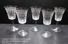Wine glasses early - wine, 20th