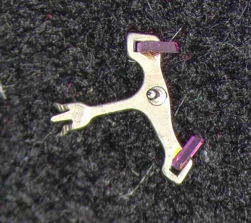 Jewelled pallet fork staff - jewelled,