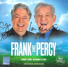 Roger Allam/Ian McKellen Signed Frank And Percy Theatre Programme 