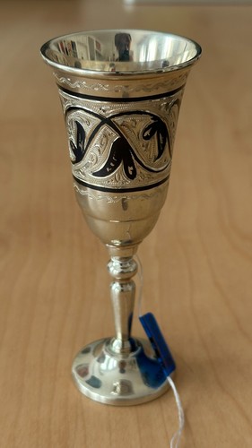 Silver wine goblet - 2.06, oz