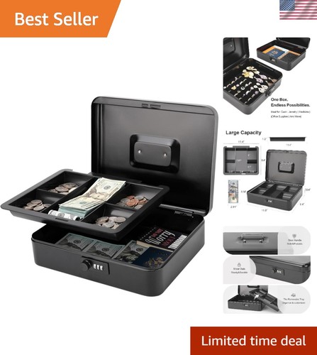 Large cash box with sturdy - box,