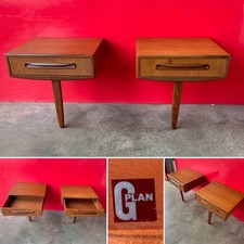 Vintage Retro Pair Of G Plan Mid Century Bedside Drawers / Table / Unit /Storage