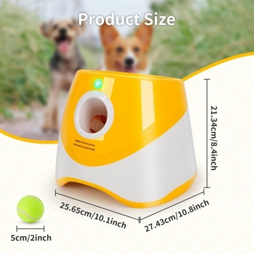 Dog ball throwing machine - throwing,