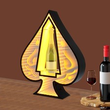 Wine Display Rack with LED