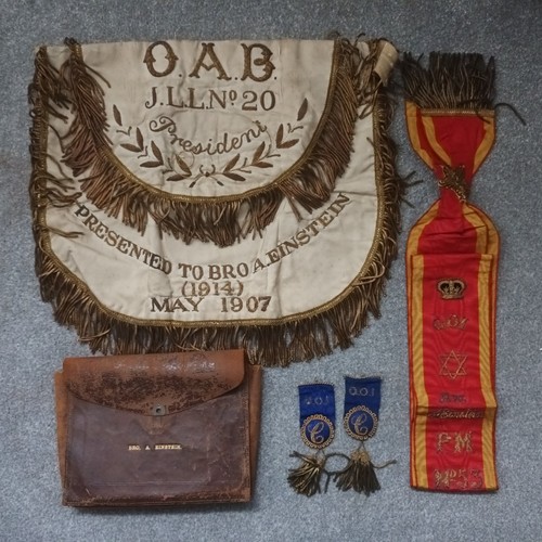 Antique masonic regalia apron - regalia,