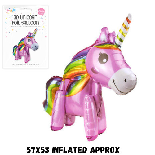 Unicorn air fill giant - unicorn, pink